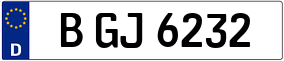 Truck License Plate